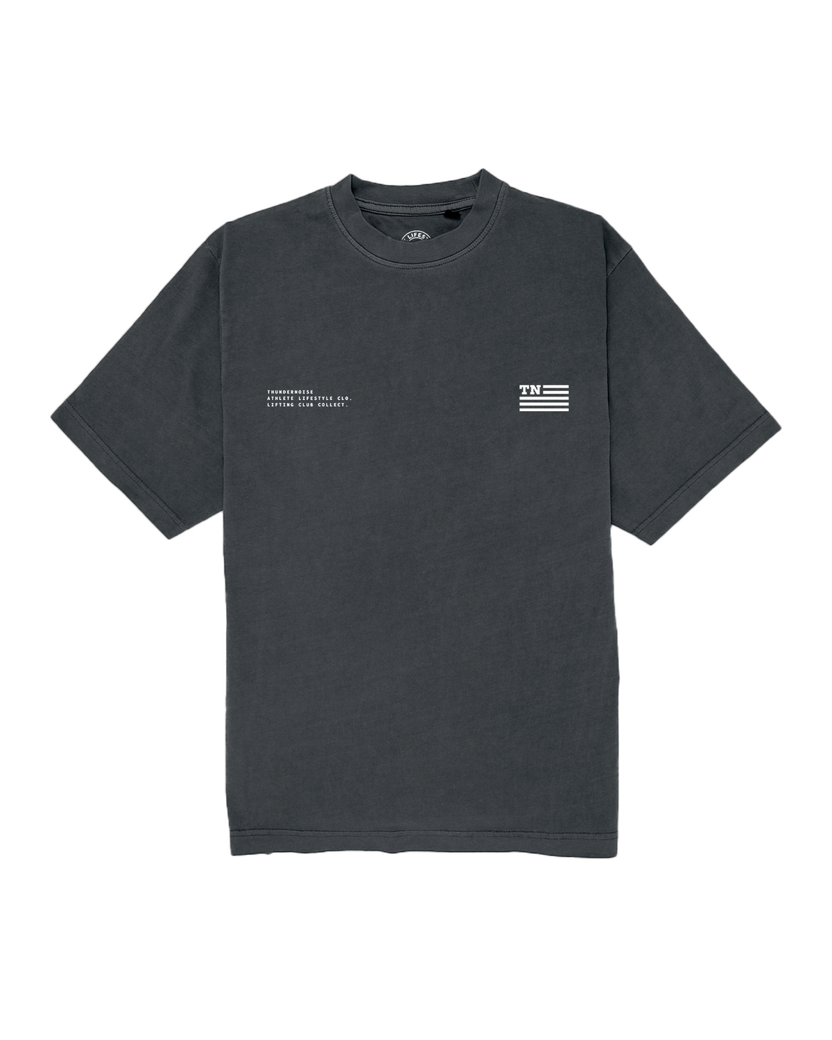 TN Spray Flag - Oversize T-Shirt - Washed Dark Grey — View 6

