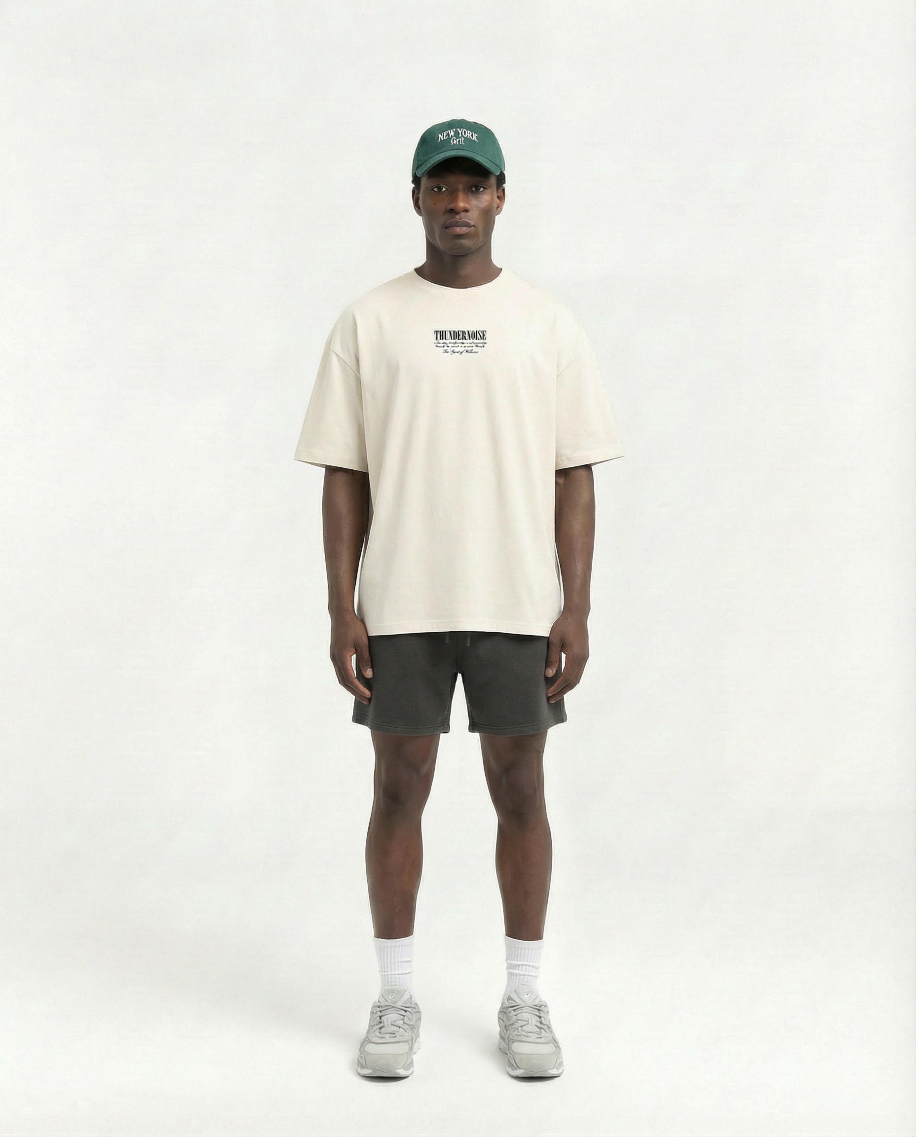 Old School Grit Oversize T-shirt - Off White