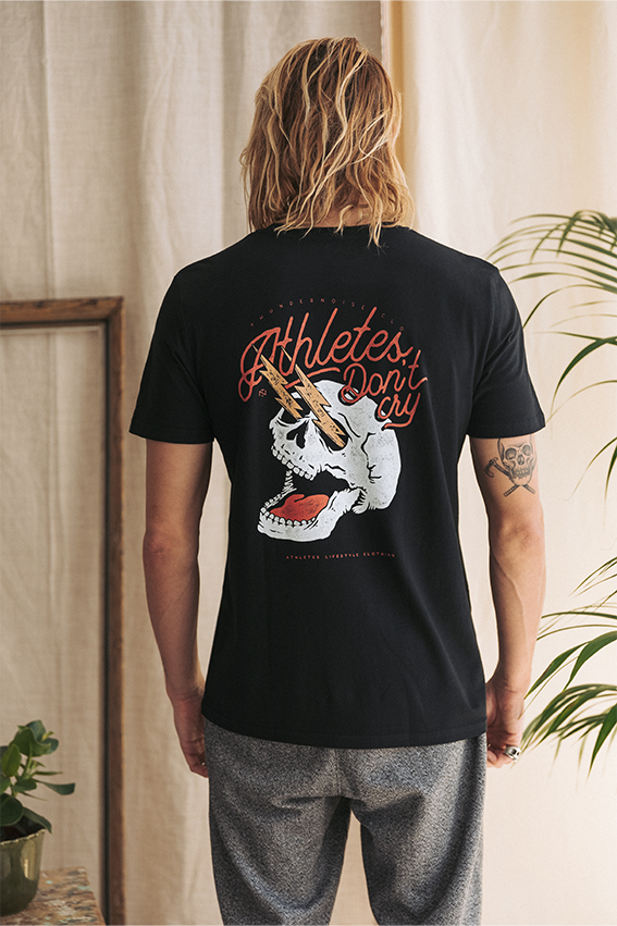 Athletes Don't Cry - T-Shirt - Black