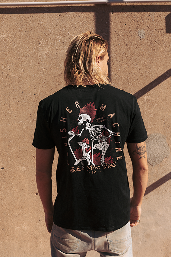 Punisher Machine - T-Shirt - Black
