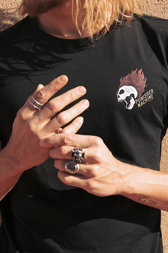 Punisher Machine - T-Shirt - Black — View 1
