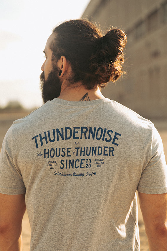 The House of Thunder - T-Shirt - Heather Grey — View 2

