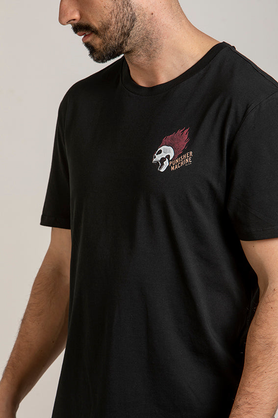 Punisher Machine - T-Shirt - Black — View 6
