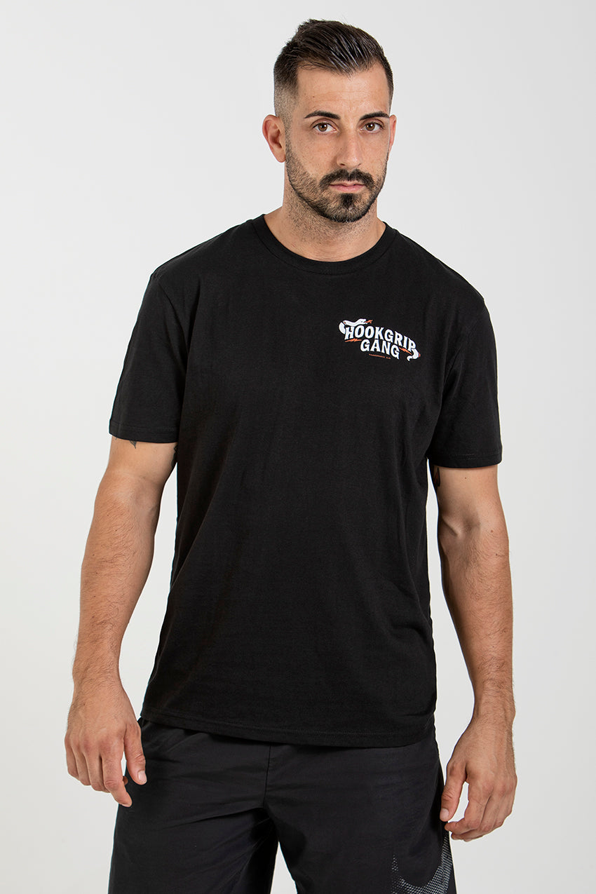 Hookgrip Gang - T-Shirt - Black — View 3
