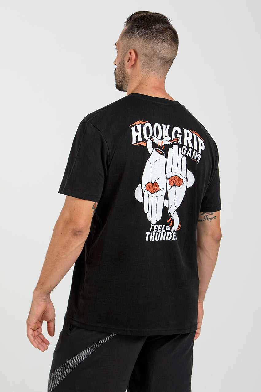 Hookgrip Gang - T-Shirt - Black — View 4
