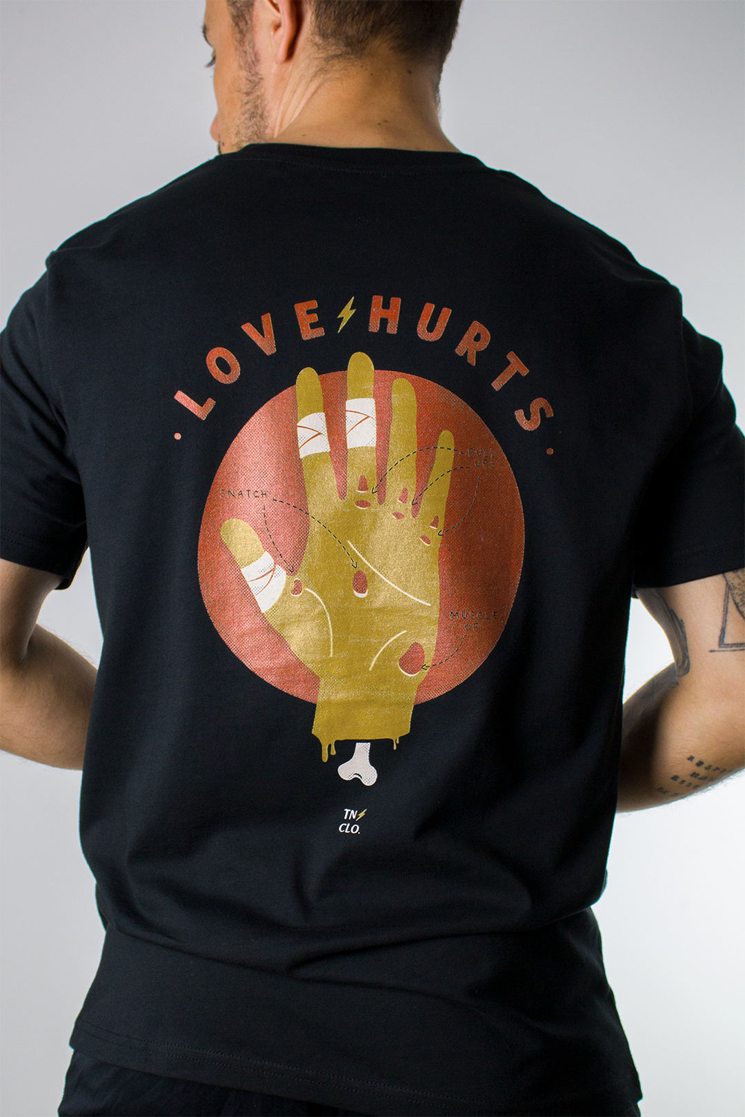 Love Hurts - T-Shirt - Black — View 1
