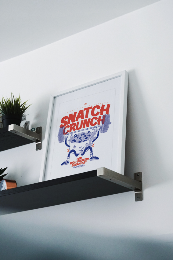 Snatch Crunch - A3 Print