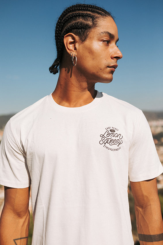 Easy Peasy Lemon Squeezy T-shirt - Vintage White — View 3
