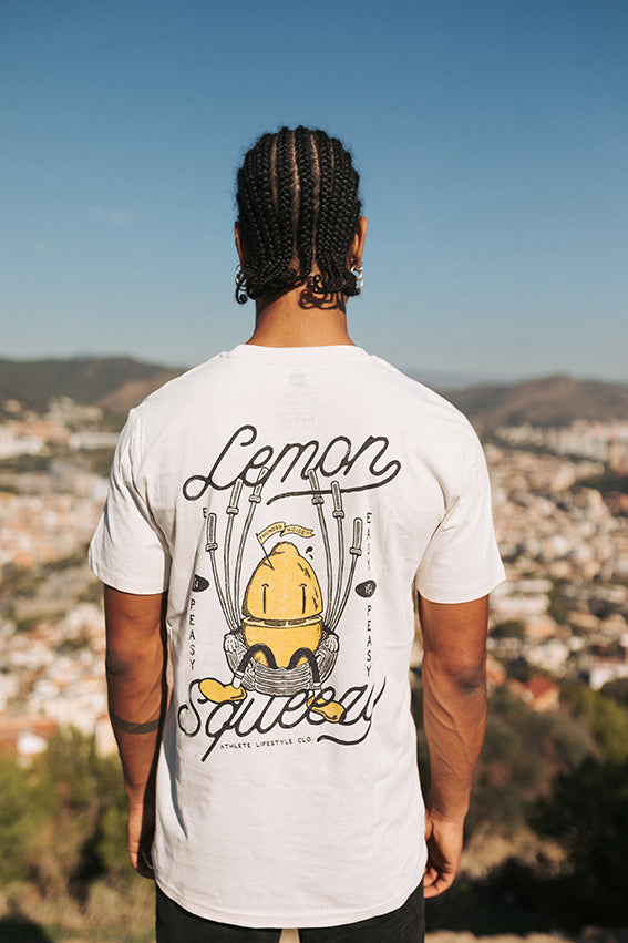 Easy Peasy Lemon Squeezy T-shirt - Vintage White — View 2
