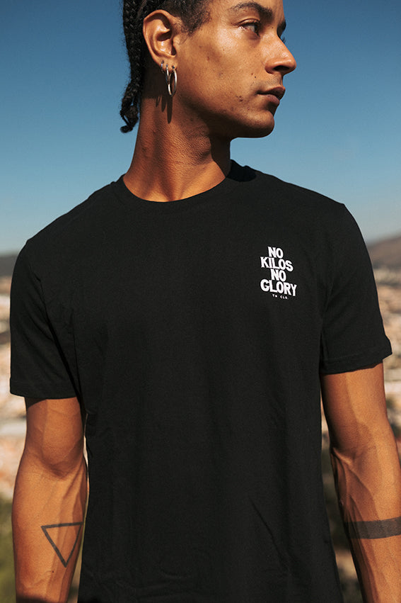 No Kilos No Glory - T-Shirt - Black — View 1
