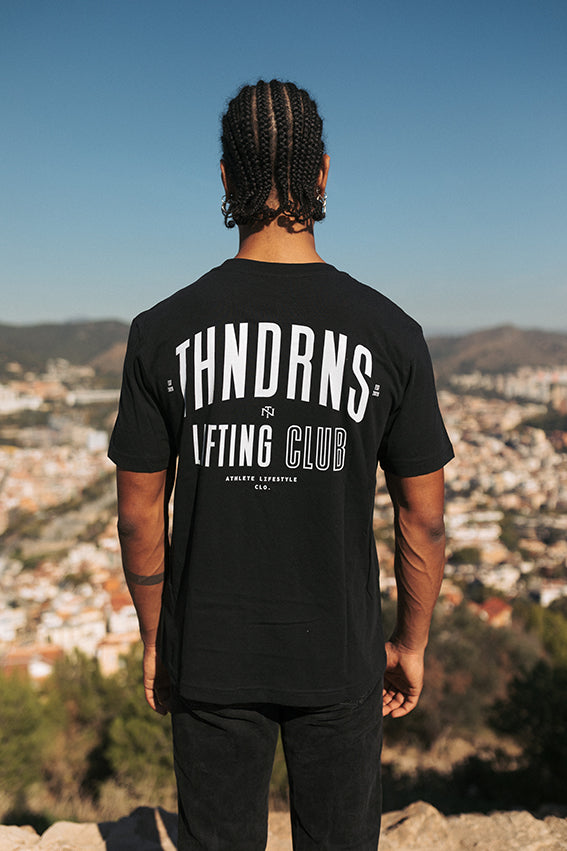 Thundernoise Lifting Club - Relaxed T-Shirt - Black — View 3
