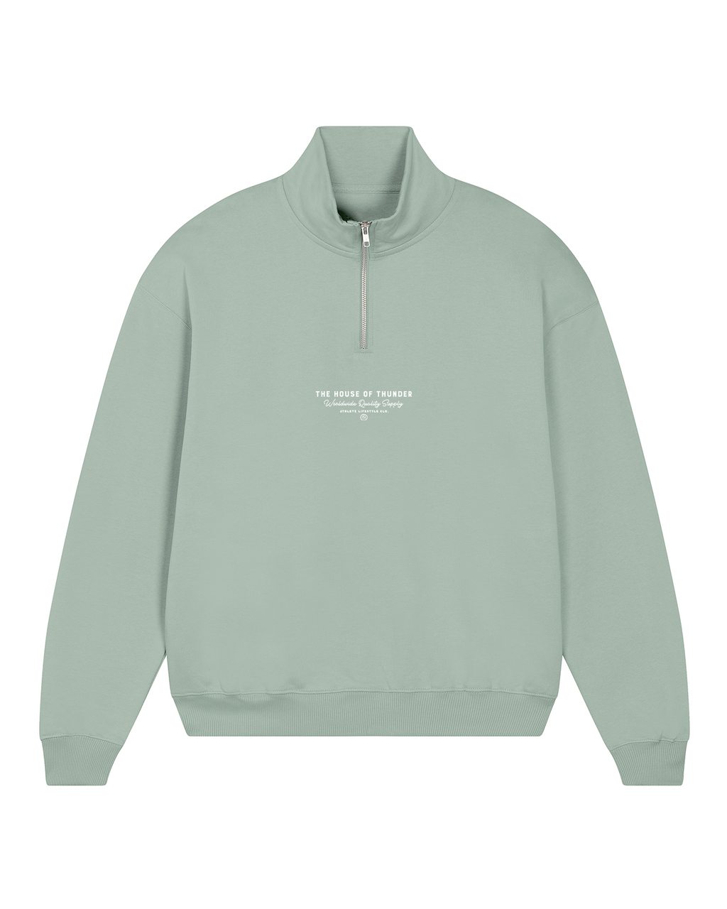 Good Job Partner Half zip sweatshirt - Mint