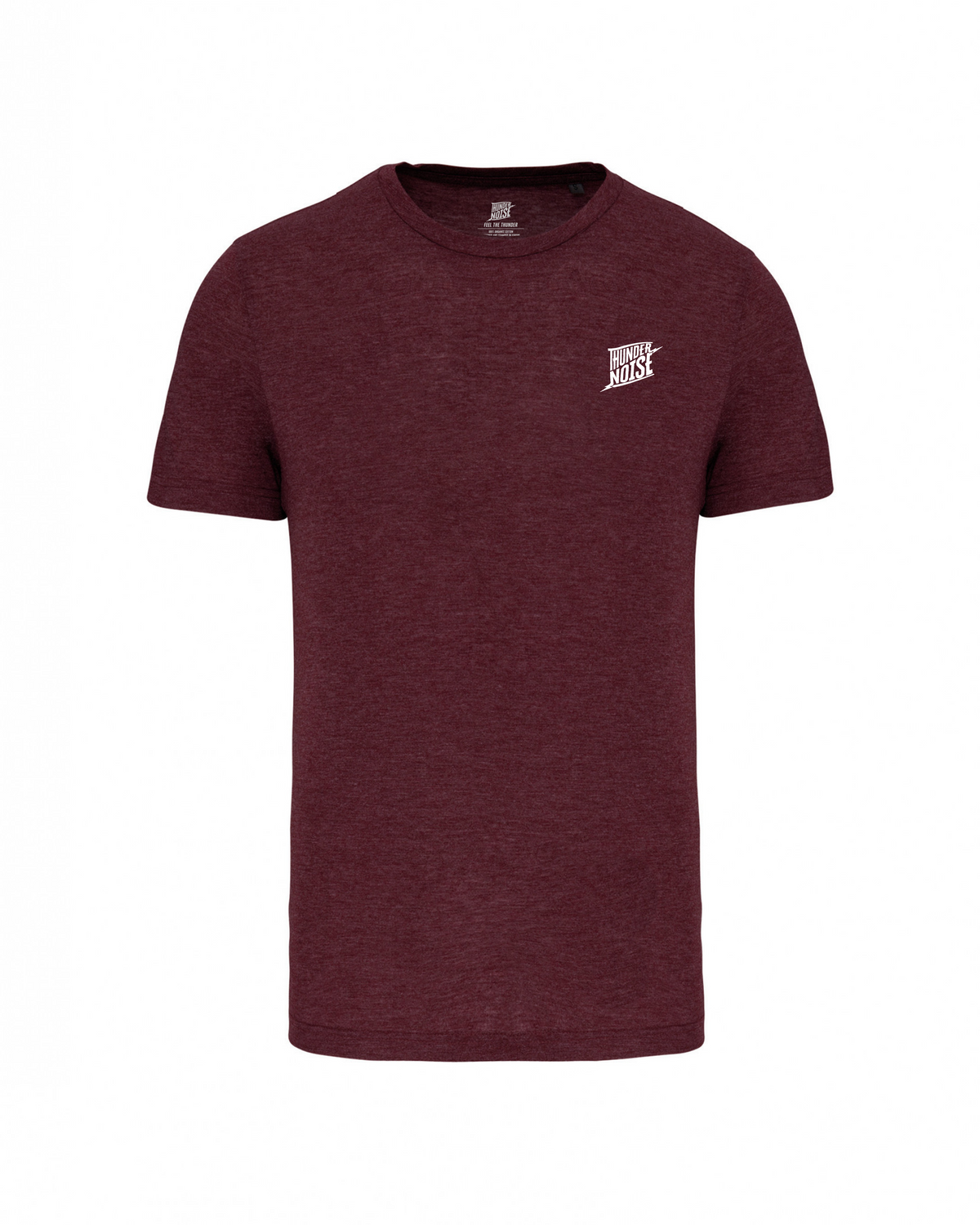 Thundernoise Logo - Triblend T-Shirt - Wine — View 1
