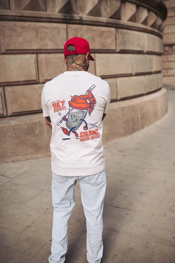 Shake Your Body T-Shirt - Vintage White — View 4
