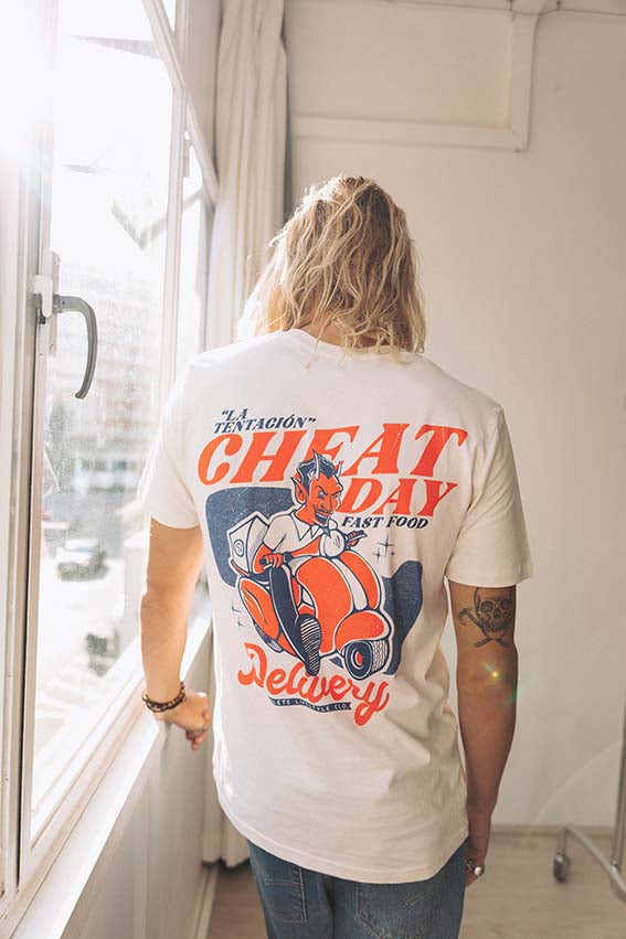 Cheat Day - T-Shirt - Vintage White