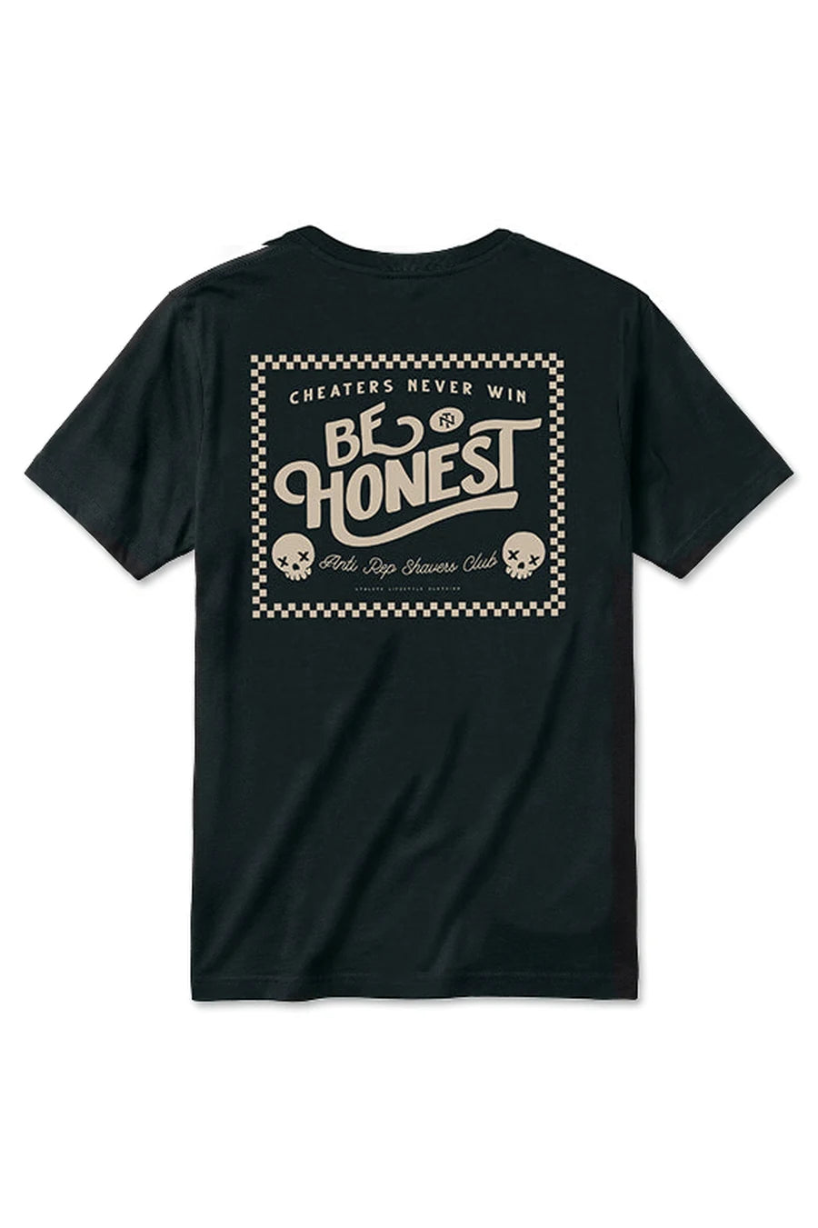 Cheaters Never Win, Be Honest T-shirt - Black