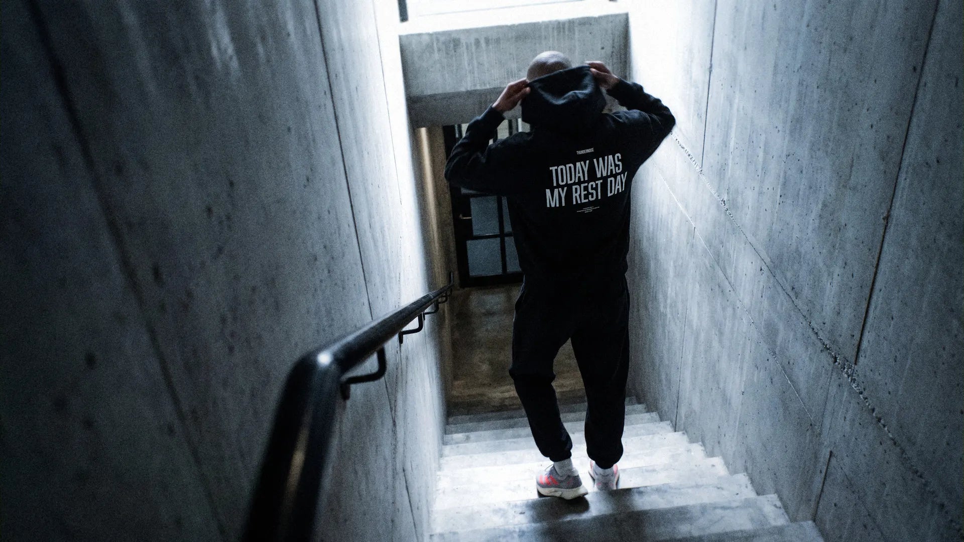 Today Was My Rest Day - Oversize Hoodie - Black